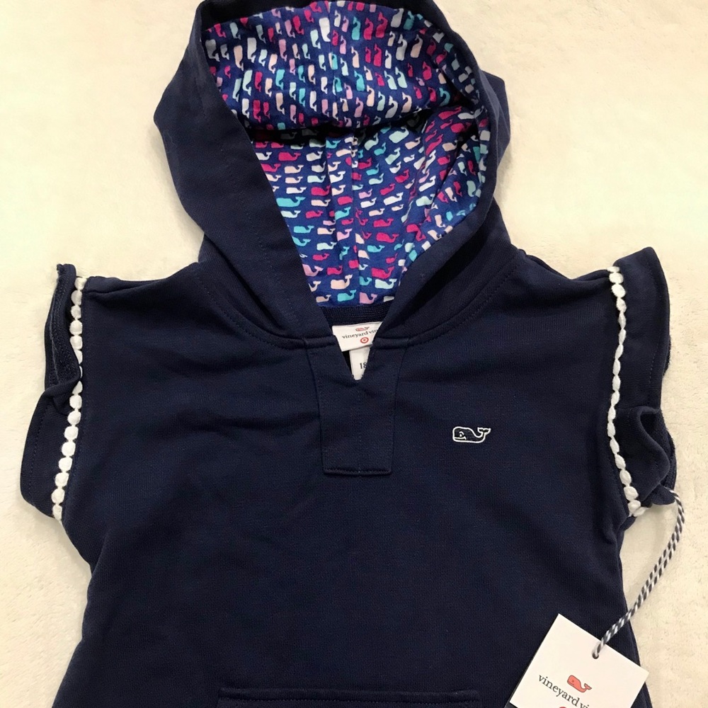 🎉HP🎉 NWT Vineyard Vines Target Swim Hoodie Dress - Picture 7 of 8